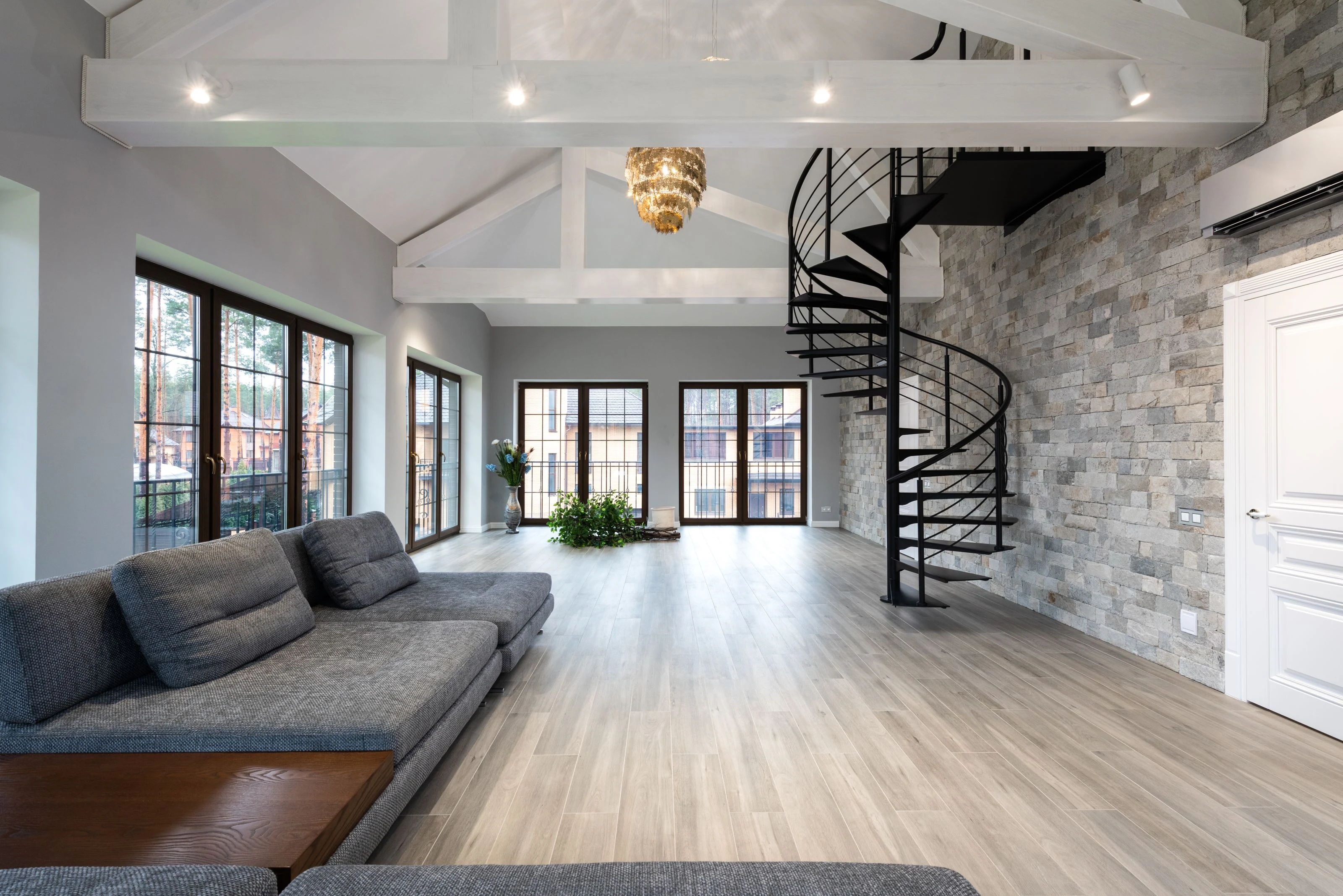A fully furnished contemporary residence